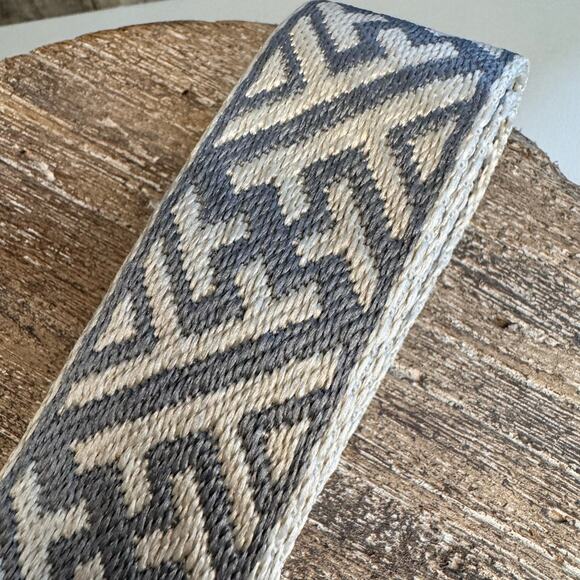 Gray Tan Purse Strap Adjustable Crossbody Guitar Strap NEW FAST SHIP - Picture 3 of 4